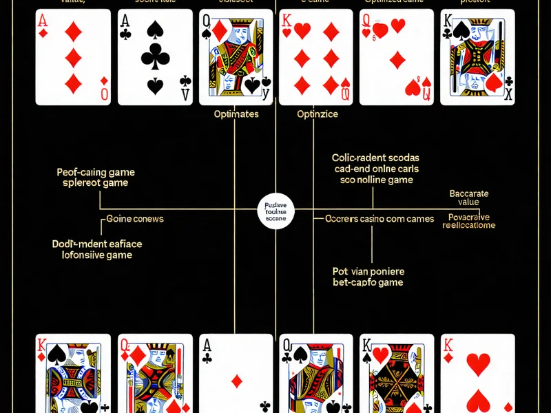 Sơ đồ minh họa giá trị các lá bài và cách tính điểm trong Baccarat