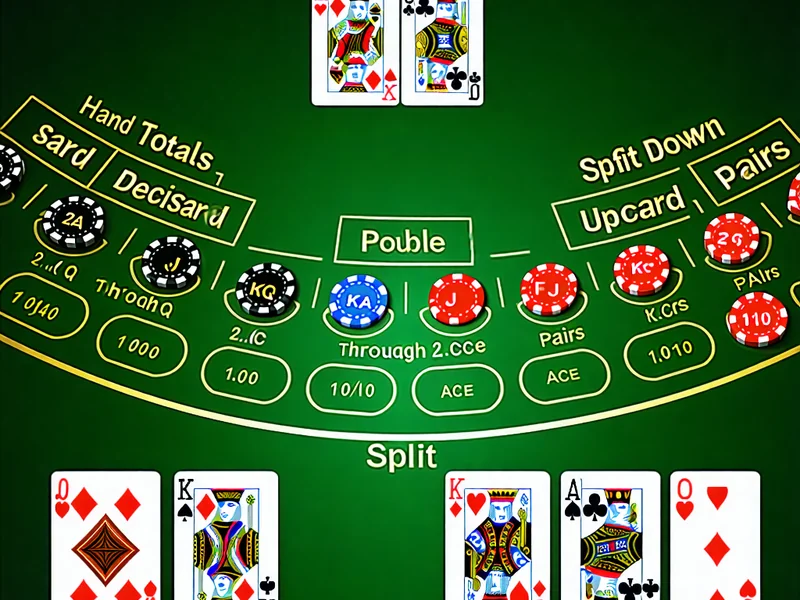 Biểu đồ chiến lược cơ bản Blackjack J88