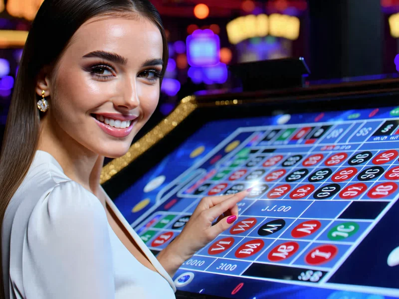 Người chơi J88 may mắn trúng lớn tại bàn Roulette trong một sòng bạc trực tuyến sang trọng của J88