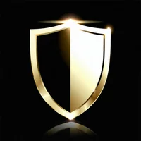 Biểu tượng lá chắn bảo mật vàng trên nền đen, tượng trưng cho sự an toàn và bảo mật dữ liệu tại J88.