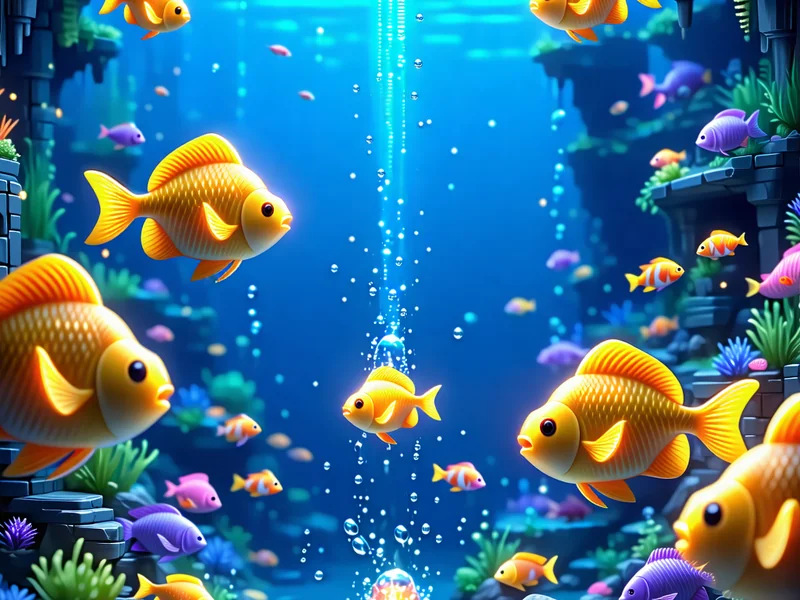 Hình ảnh game bắn cá với đồ họa 3D sống động và nhiều loại cá mới tại J88