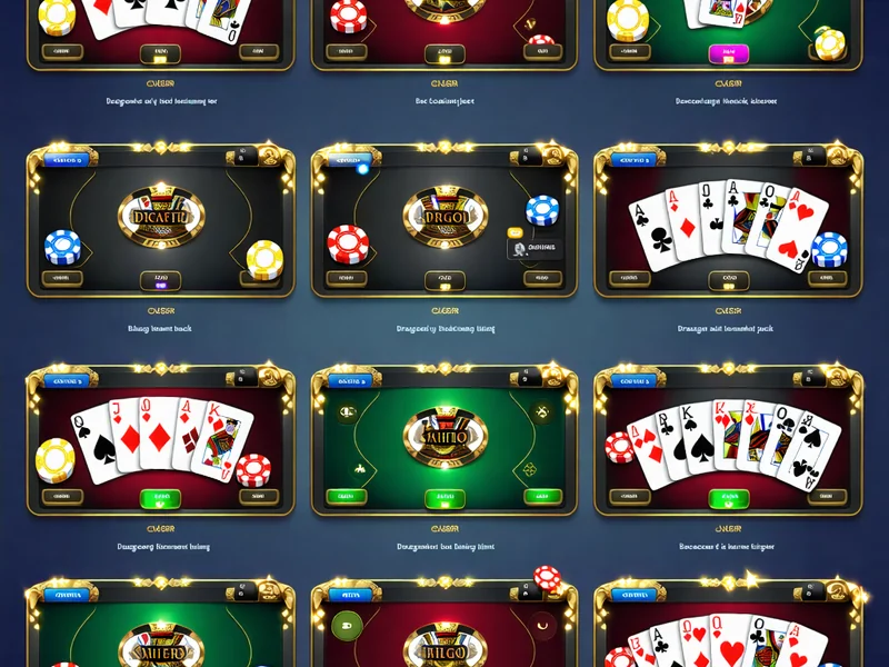Hình ảnh các trò chơi bài phổ biến như Poker, Baccarat, Tiến Lên Miền Nam