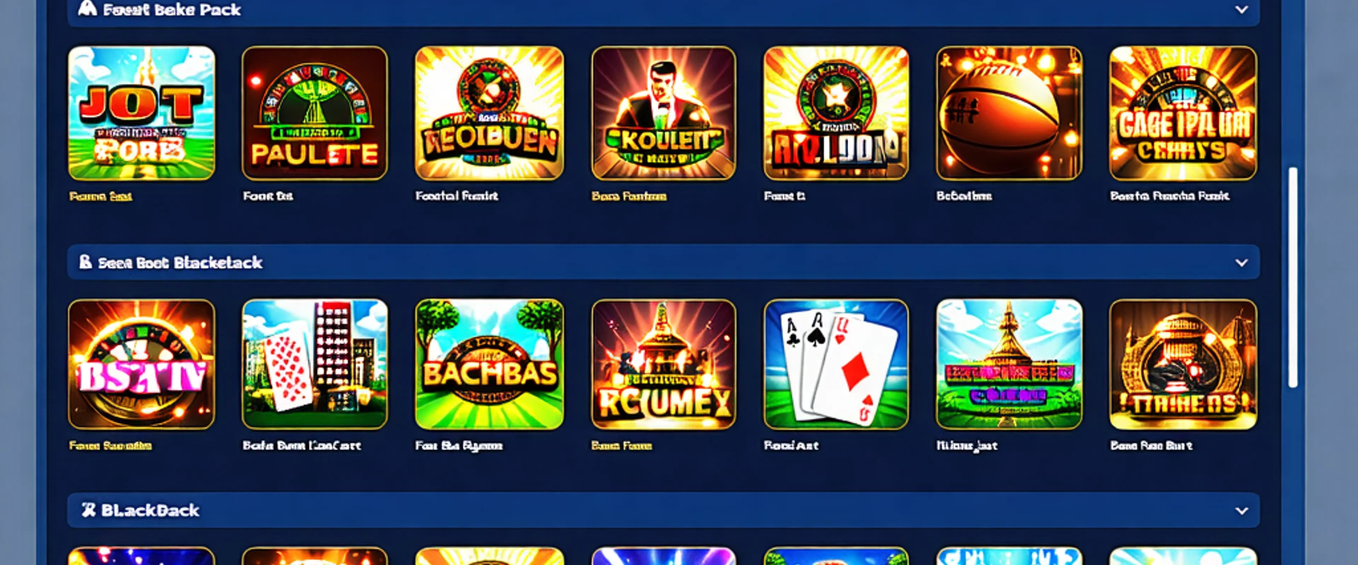 Hình ảnh tổng quan các trò chơi điện tử phổ biến tại J88