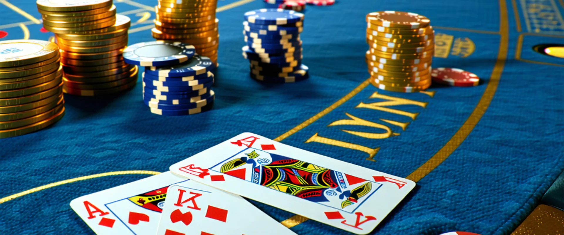Hình ảnh bàn chơi Texas Hold'em với chip và quân bài, thể hiện sự tập trung và chiến lược tại J88