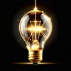 Biểu tượng bóng đèn sáng tạo vàng