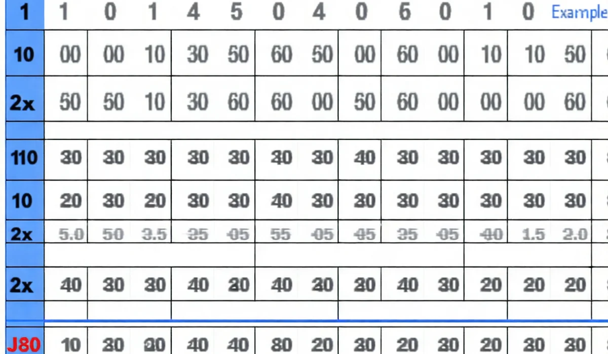 Bảng tỷ lệ trả thưởng Keno tại J88