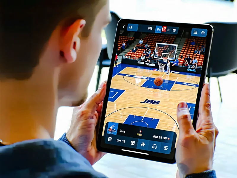 J88 - Giao diện cá cược trực tiếp bóng rổ trên điện thoại, hiển thị tỷ số và các tùy chọn cược