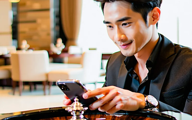 Người chơi đang trải nghiệm J88 Roulette Trực Tiếp trên điện thoại