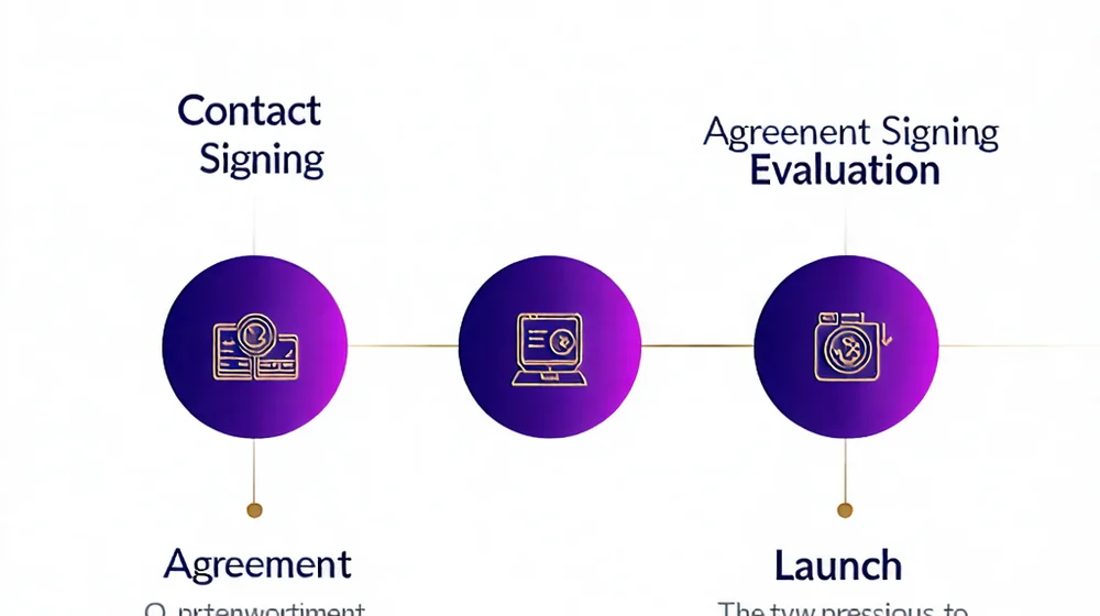 Hình ảnh minh họa quy trình hợp tác đơn giản với J88