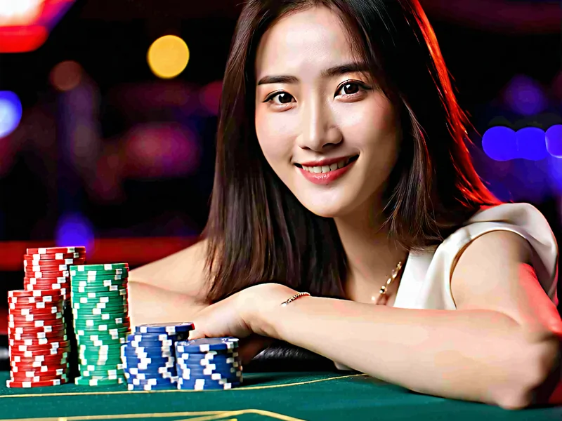 Người chơi tương tác với người chia bài trực tiếp của J88 qua màn hình