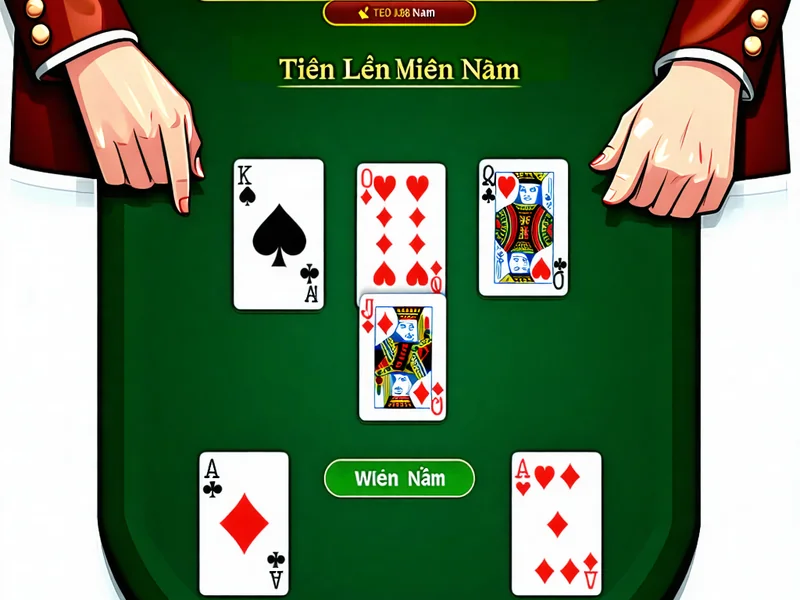 Người chơi đang chơi Tiến Lên Miền Nam tại J88