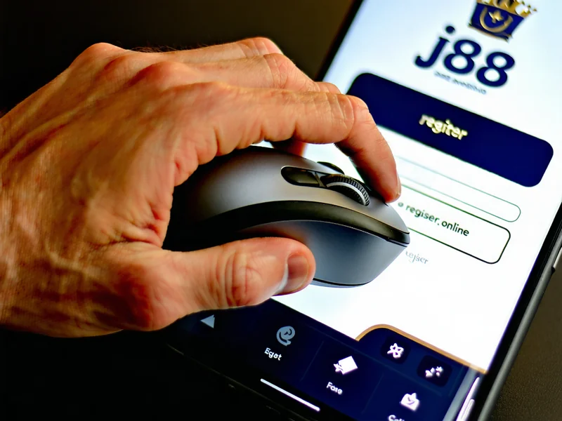 J88: Người dùng truy cập trang chủ và tìm nút đăng ký