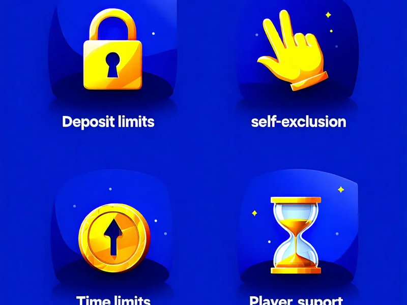 Hình ảnh minh họa các công cụ chơi cờ bạc có trách nhiệm của J88: giới hạn nạp tiền, tự loại trừ và hỗ trợ