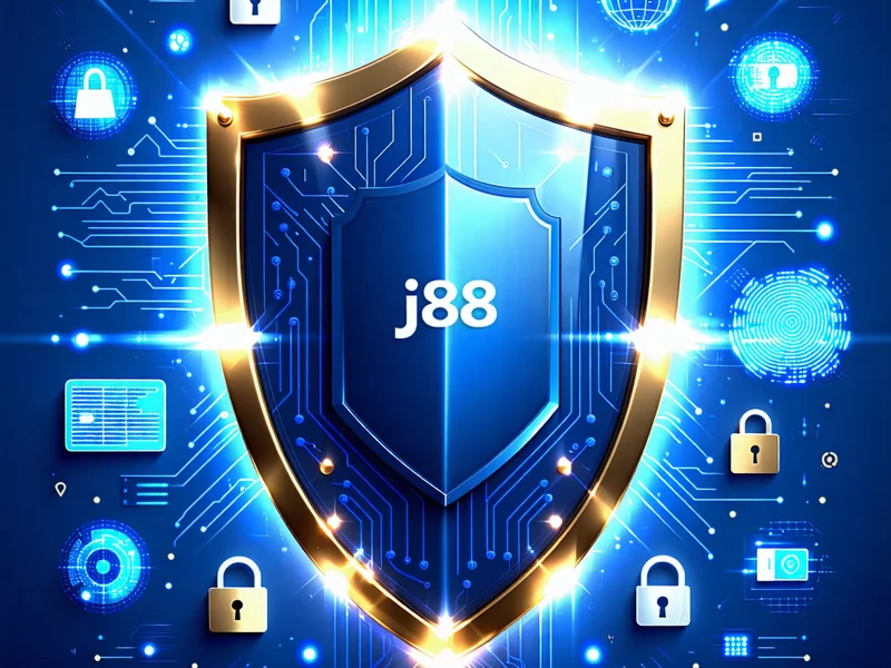 Hình ảnh biểu tượng bảo mật và công nghệ tại J88, thể hiện sự an toàn và tiên tiến của nền tảng.
