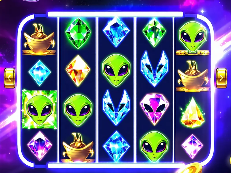 Hình ảnh trò chơi slot video J88 với chủ đề phiêu lưu vũ trụ và tàu không gian