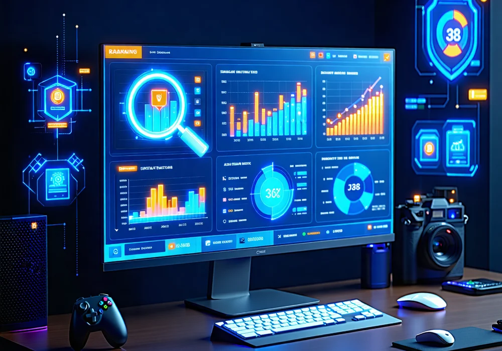 Hình ảnh minh họa dữ liệu và phân tích cho bảng xếp hạng trò chơi tại J88